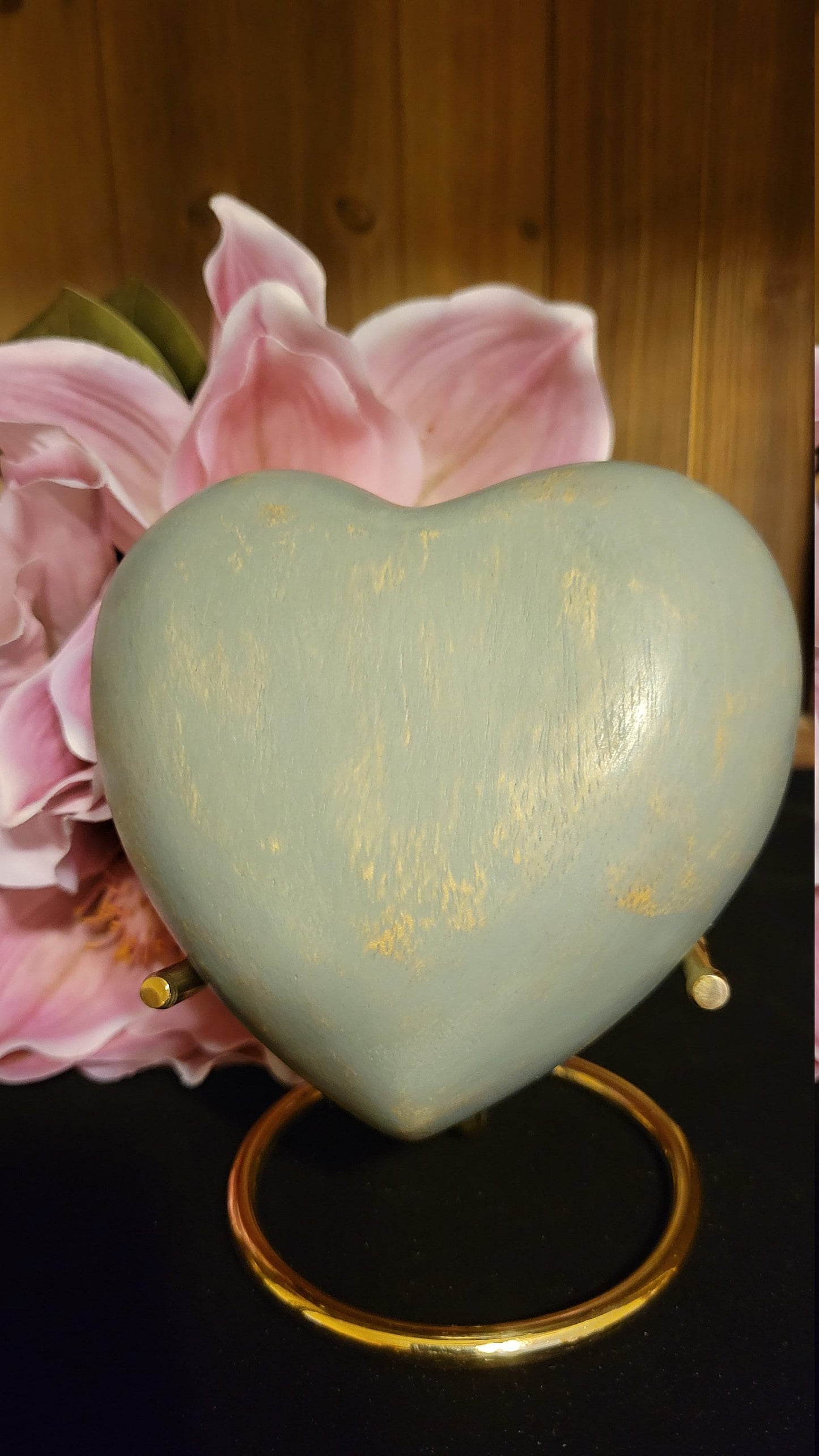 Large Wood Keepsake for Ashes - 4" Heart Keepsake -