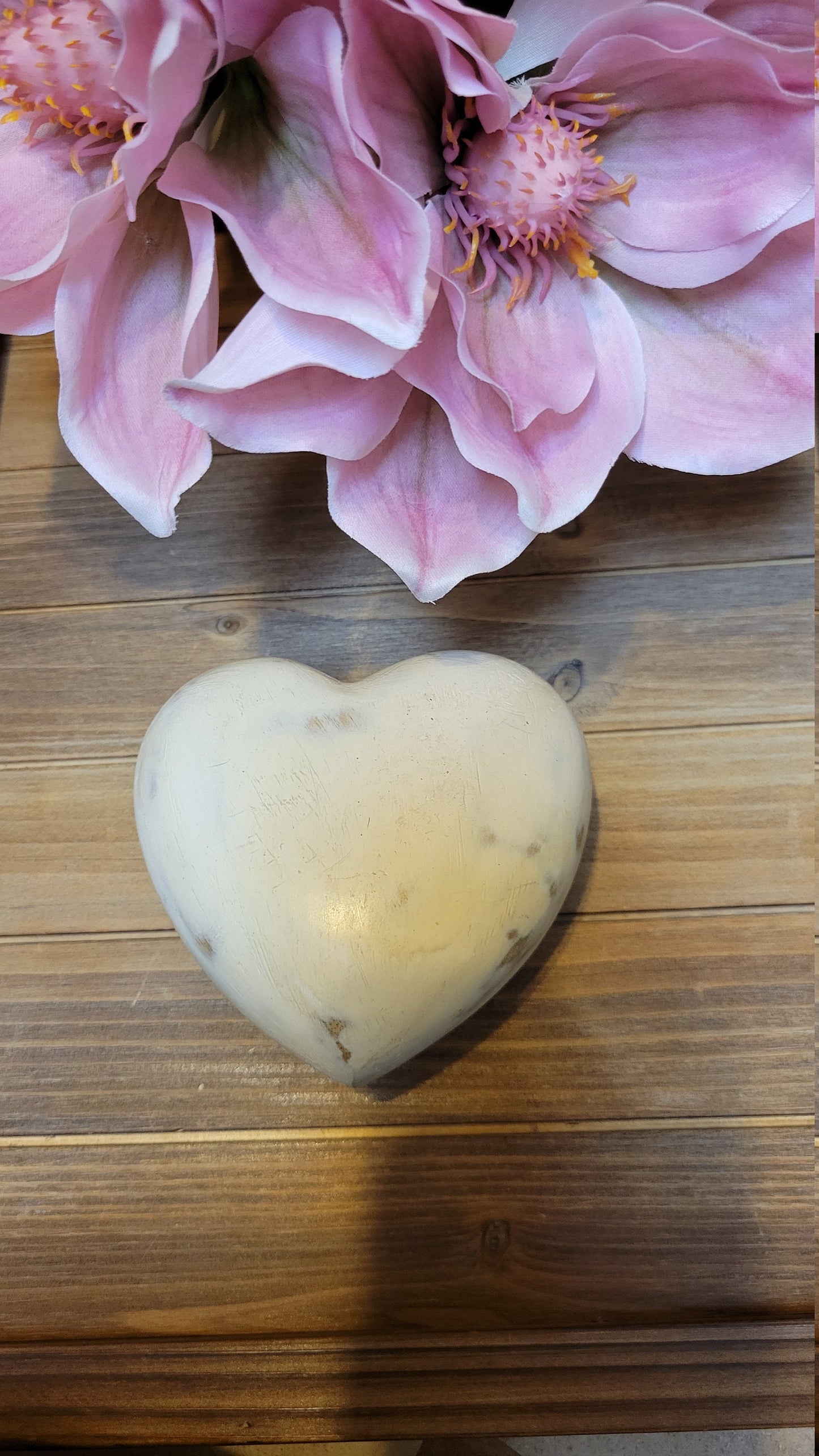 Large Wood Keepsake for Ashes - 4" Heart Keepsake -