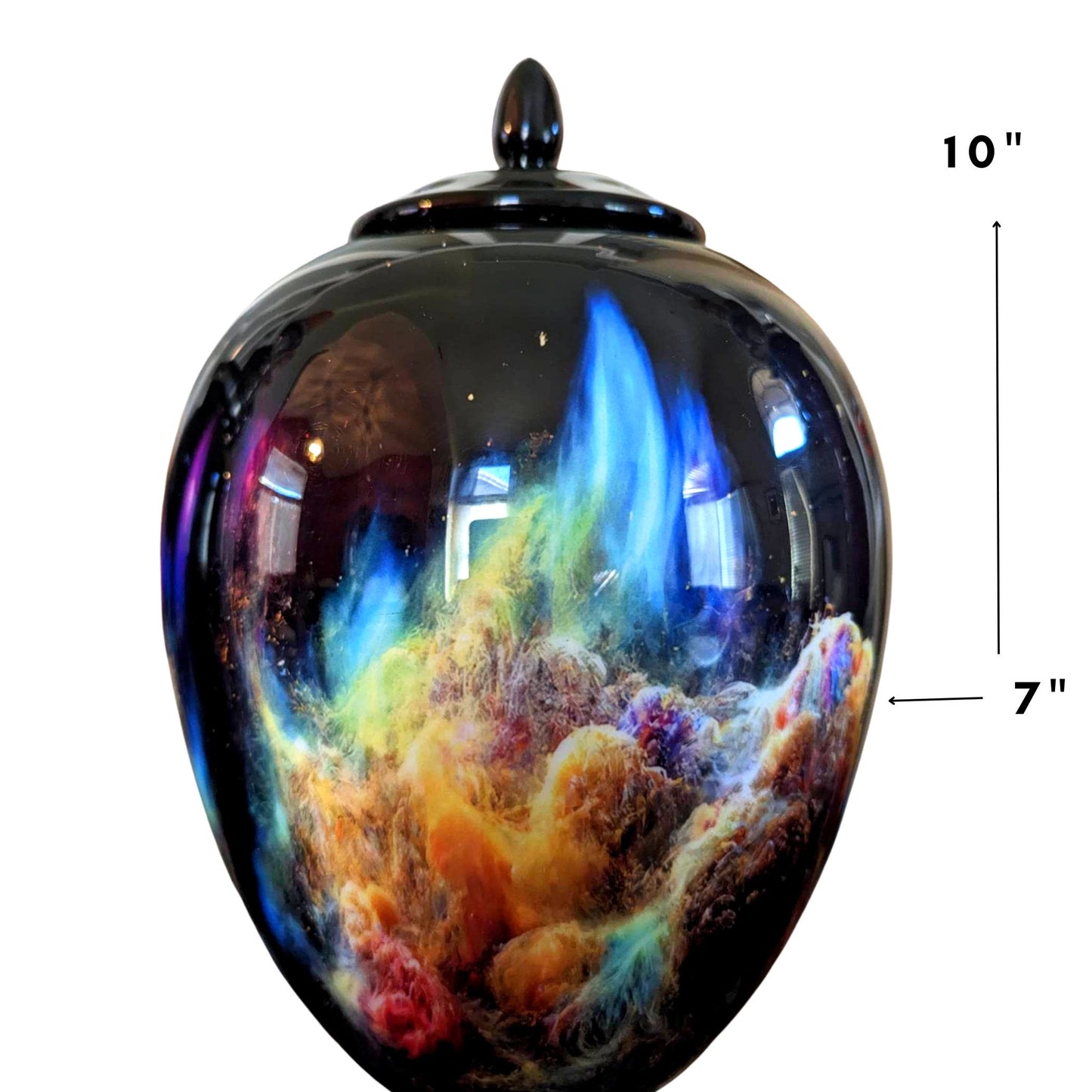 Nebula Cloud Urn for Human Ashes: Galaxy Space Memorial
