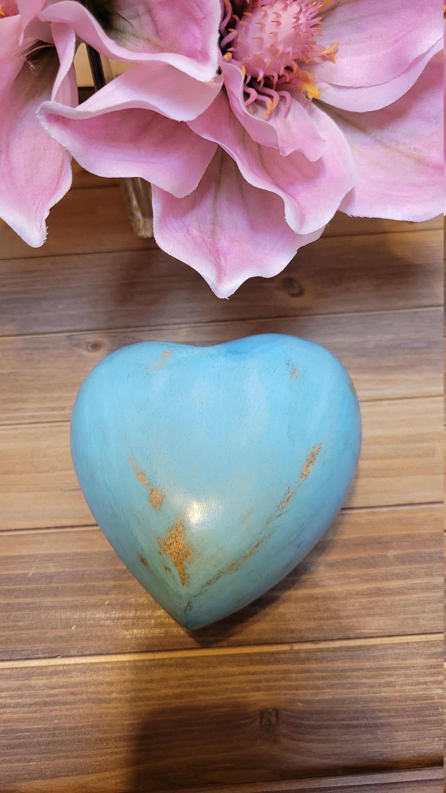 Large Wood Keepsake for Ashes - 4" Heart Keepsake -