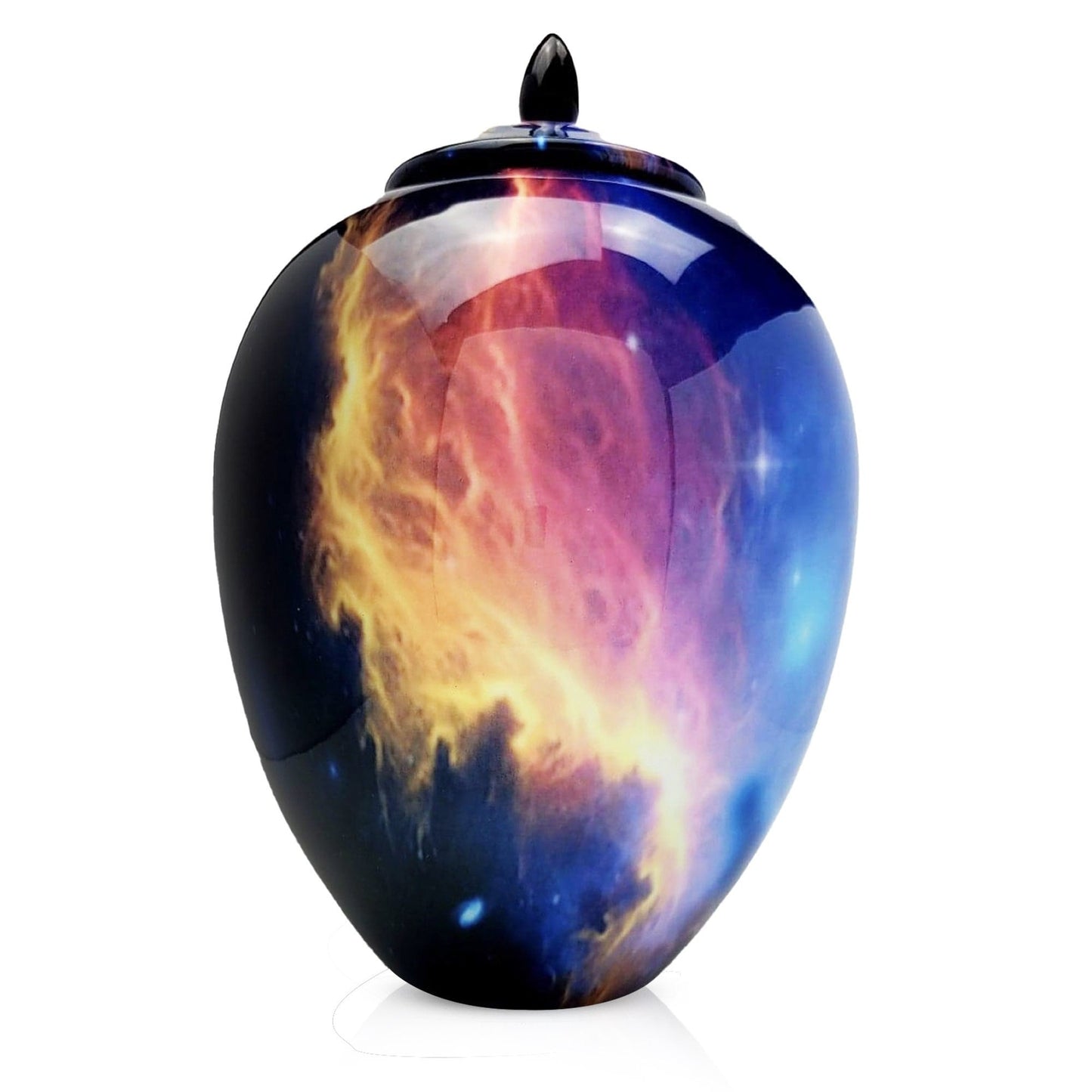 Galaxy Cremation Urn: Glowing Stars, Milky Way Memorial - Up to 360 cu. in.
